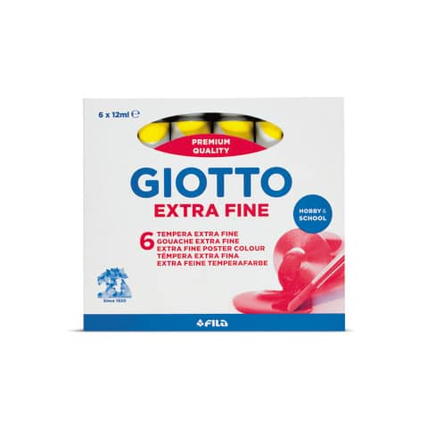 Tempera GIOTTO Extra 12 ml giallo limone F35200300